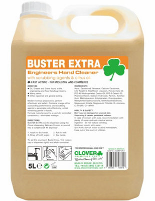 Clover Chemicals Buster Extra Engineers Hand Cleaner 5l