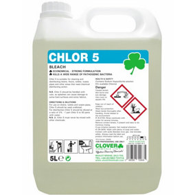 Clover Chemicals Chlor 5 High Strength Disinfectant 5l