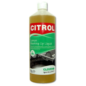 Clover Chemicals Citrol Lemon Washing Up Liquid 1l