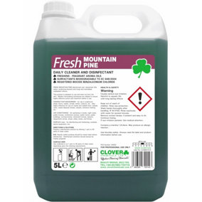 Clover Chemicals Daily Cleaner and Disinfectant Mountain Pine 5l