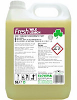 Clover Chemicals Daily Cleaner and Disinfectant Wild Lemon 5l