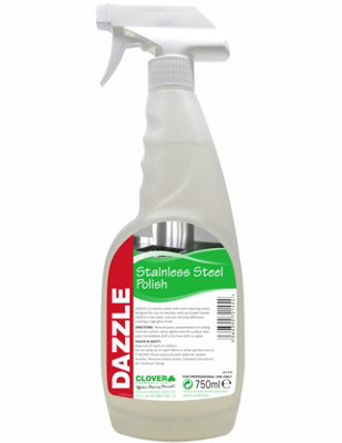 Clover Chemicals Dazzle Stainless Steel Polish Cleaner 750ml