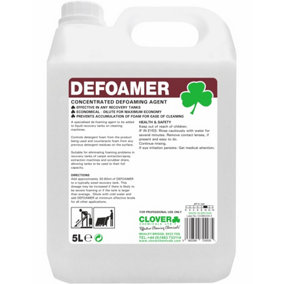 Clover Chemicals Defoamer Concentrated Defoaming Agent 5l