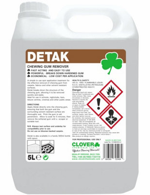 Clover Chemicals Detak Chewing Gum Remover