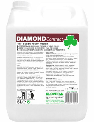 Clover Chemicals Diamond Contract Floor Polish 18% 5l