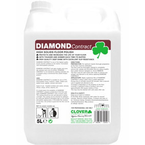Clover Chemicals Diamond Contract Floor Polish 18% 5l