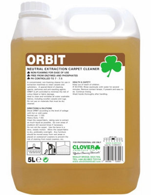 Clover Chemicals Orbit Neutral Carpet Cleaner 5l