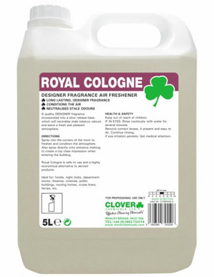 Clover Chemicals Royal Cologne Air Freshner 5l