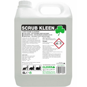 Clover Chemicals Scrub Kleen Low Foam Cleaner 5l