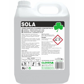 Clover Chemicals Sola Hard Surface Cleaner Concentrate 5l