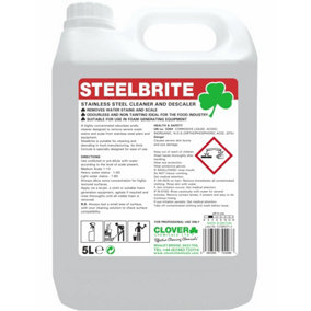 Clover Chemicals Steelbrite Stainless Steel Cleaner & Descaler 5l