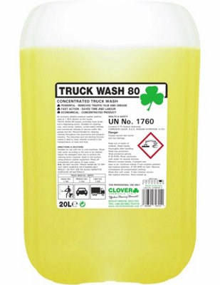 Clover Chemicals Truck Wash 80 Degreaser 20l
