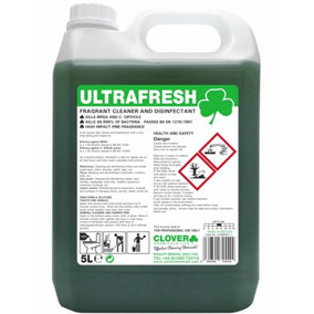 Clover Chemicals UltraFresh Perfumed Cleaner and Disinfectant 5l