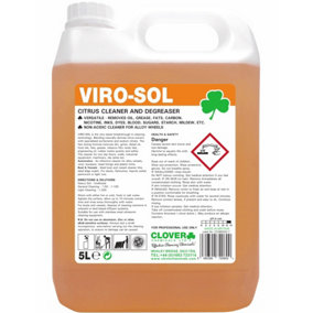 Clover Chemicals Viro-Sol Citrus Cleaner Degreaser 5l