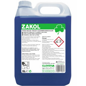Clover Chemicals Zakol Toilet Cleaner Descaler 5l
