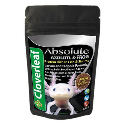 Cloverleaf Absolute Baby Axolotl & Frog Sinking Pellets