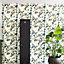 Club Botanique Leopard Wallpaper Teal Rasch 540345