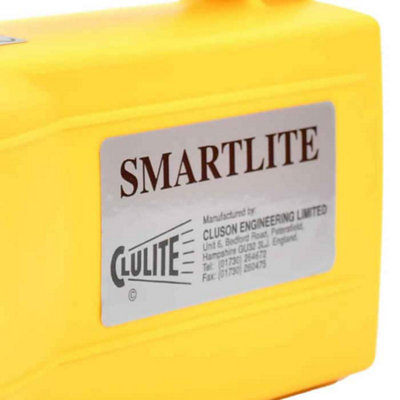 Clulite Smartlite SLA 6v 10ah - Clulite Rechargeable LED Torch - Yellow