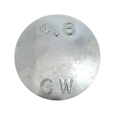 Coach Bolts and Nuts M10 x 75 Zinc Plated Steel BS 4933 Part Thread ...