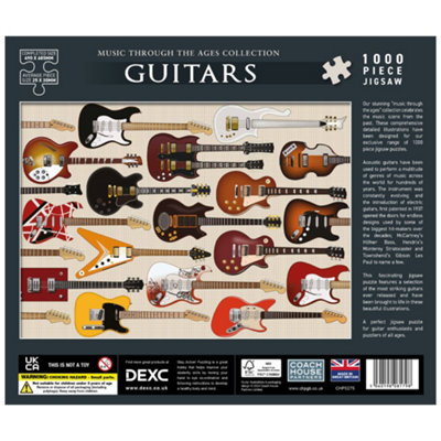 Coach House Partners Guitars 1000 Piece Jigsaw
