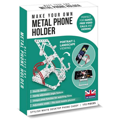 Coach House Partners Make Your Own Metal Phone Holder White (172 pieces) - 5