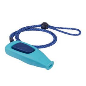 Coachi Whizzclick Dog Training Whistle And Clicker Light Blue/Navy (One Size)