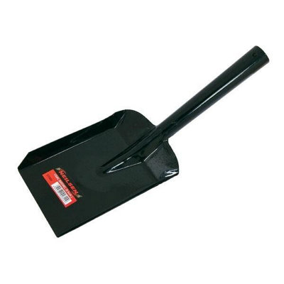 COAL SHOVEL 5" SMALL BLACK METAL FIREPLACE CONTRACTORS SPADE PET DOG SCOOP CT282 - 3