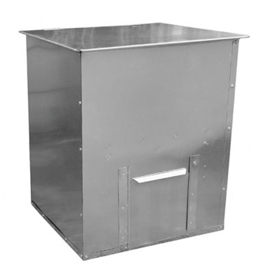 Coal Storage Galvanised Steel Log Bunker - 250kg No5 | DIY at B&Q