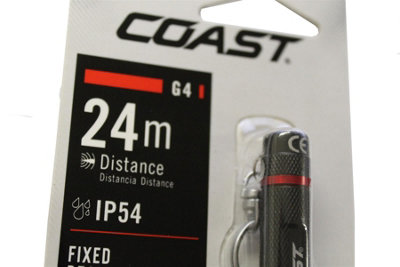 COAST G4 Key-Ring Torch Try-Me Pack
