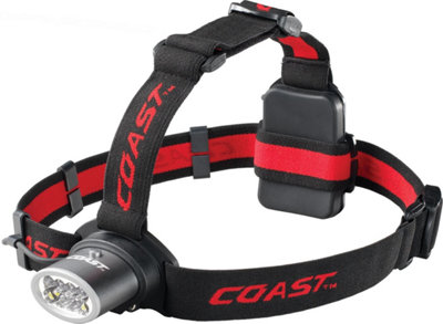 Coast Single Mode LED Head Torch Dual colour Single mode Water Resistant HL4 Headlamp Without Batteries
