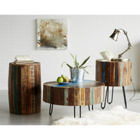 Coast Stylish Modern Drum Coffee Table
