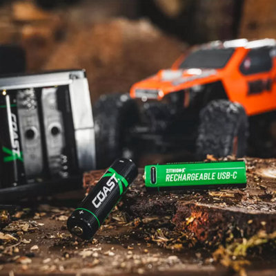 COAST ZITHION-X USB-C Rechargeable Lithium AA & AAA Batteries 8