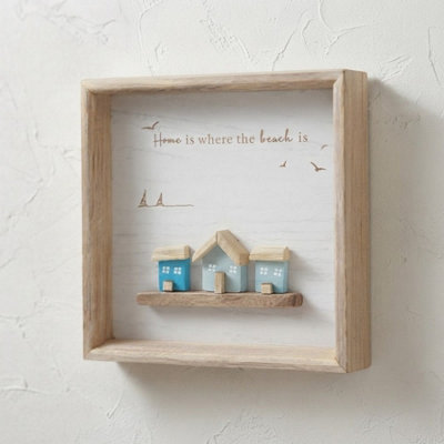 Coastal Glass Art The Beach Plaque