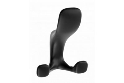Coat Hat Hooks Twin Robe Door Dress Bathroom Towel Bag Wall Hanger Black matt Toledo A