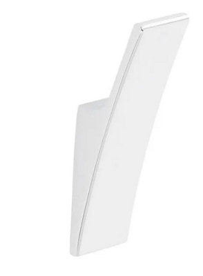 Coat Hat Hooks Twin Robe Door Dress Bathroom Towel Bag Wall Hanger  Chrome WZ-804
