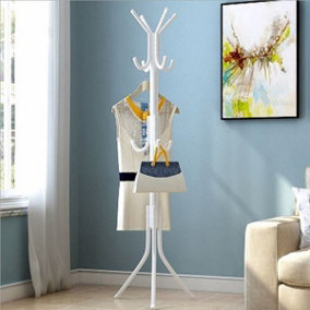 Coat Stand Coat/Hat/Jacket/Umbrella Floor Standing Rack Clothes Hanger Hooks