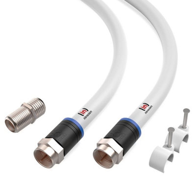 Coax Cable Lead Extension Kit for Virgin Media TV Broadband TiVo and