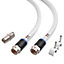 Coax Cable Lead Extension Kit for Virgin Media TV Broadband TiVo and Superhub - 3 Metres