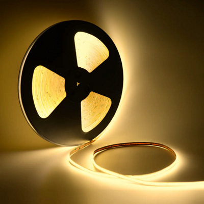 COB Dotless LED Strip Seamless LED Lighting 50M Warm 3000k