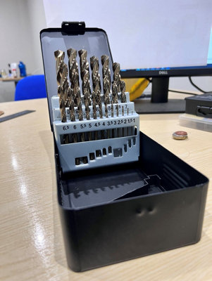 Cobalt Drill Bit Set - 25 Piece Set of 1mm to 13mm