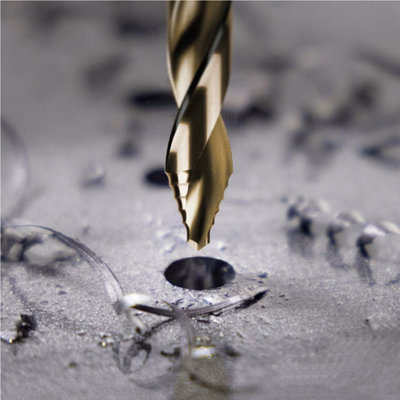 Cobalt Drill Bit Set with Flowstep - Ruko Ultimate Cut Flow Step Cobalt 19 Piece Set