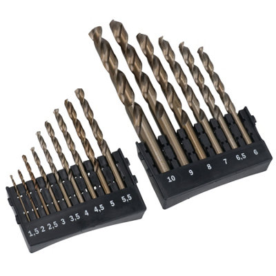 Cobalt Metal Drill Set Professional Cobalt Twist Drills 5 DIY at B Q