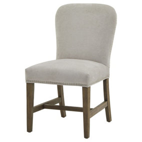 Cobham Dining Chair - Fabric/Wood - L51 x W64 x H92 cm - Grey