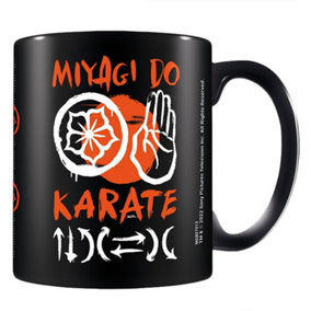 Cobra Kai Miyagi Do Karate Mug Black/Orange/White (One Size)