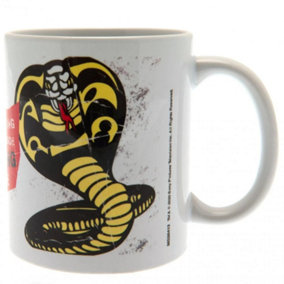 Cobra Kai Strong Mug White/Red/Yellow (One Size)