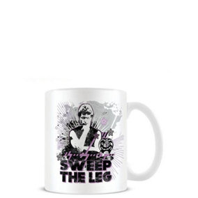 Cobra Kai Sweep The Leg Mug White/Black/Purple (One Size)