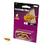 Cobra Keyhole Driller Self-Drilling Picture Hook For Picture Frames Brass Pack of 6