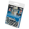 Cobra WallDriller 4mm Zinc Self-Drilling Plasterboard Fixings With Screws  10 Pack