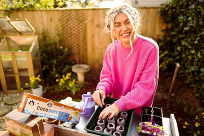 Coco&Coir Coco Dots - 40mm Peat Free Seed Compost