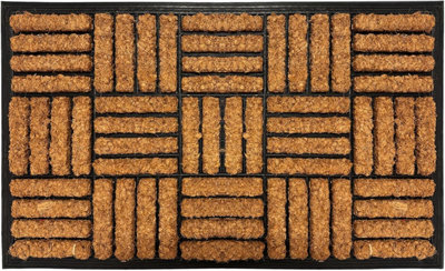 Coco Coir Door Mat Heavy Duty Non Slip Doormat for Indoor & Outdoor Use ...